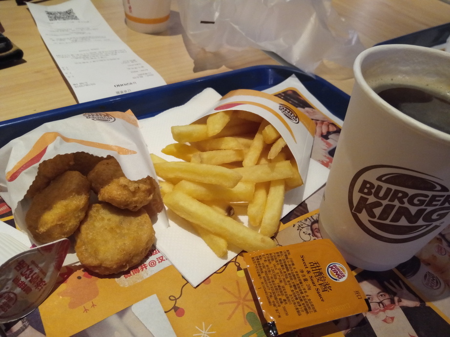 BurgerKingで休憩